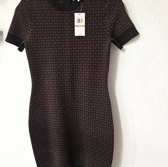 NWT Michael Kors Short Sleeve Above The Knee Dress