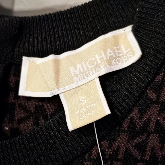 NWT Michael Kors Short Sleeve Above The Knee Dress