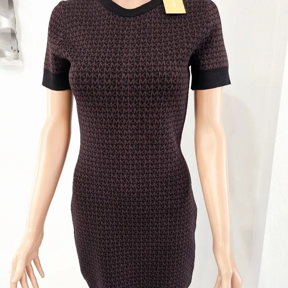 NWT Michael Kors Short Sleeve Above The Knee Dress