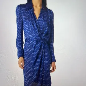 NWT MISA LA “Valentina” Long Sleeve Wrap Front Dress MSRP $467