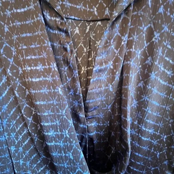 NWT MISA LA “Valentina” Long Sleeve Wrap Front Dress MSRP $467