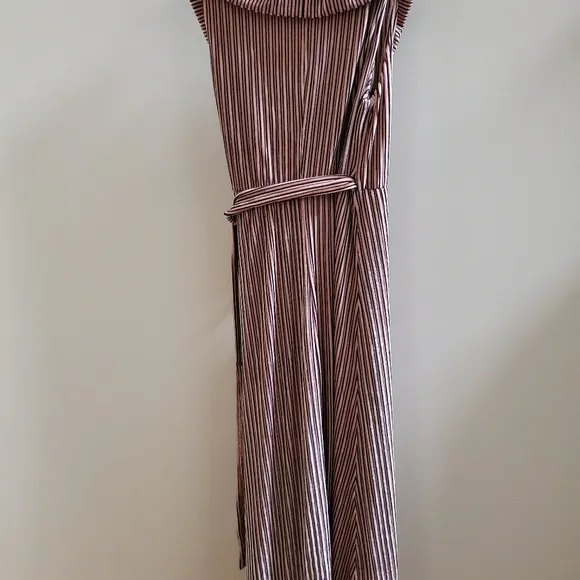 NWT MISA LOS ANGELES EVE DRESS - VELVET STRIPE