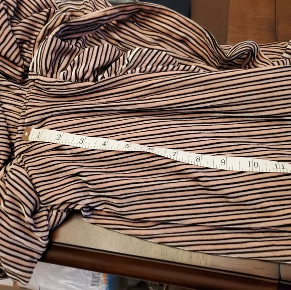 NWT MISA LOS ANGELES EVE DRESS - VELVET STRIPE
