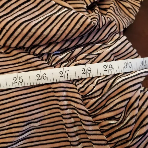 NWT MISA LOS ANGELES EVE DRESS - VELVET STRIPE