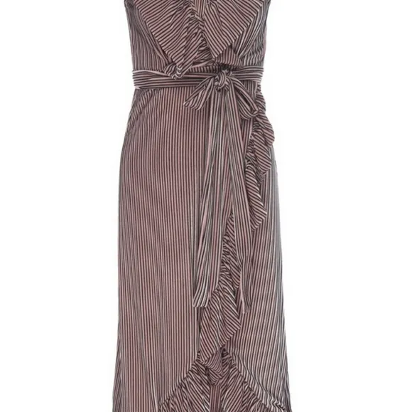 NWT MISA LOS ANGELES EVE DRESS - VELVET STRIPE