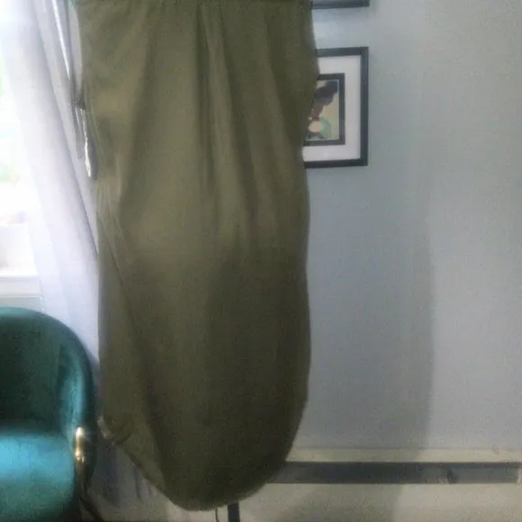 NWT Neiman Marcus Sleeveless Tencel Shirt Dress Sz 14