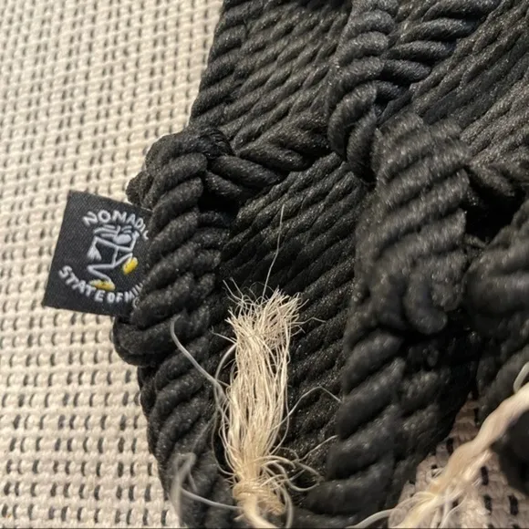 NWT Nomadic State of Mind Black Toe Joe Braided Rope Sandals