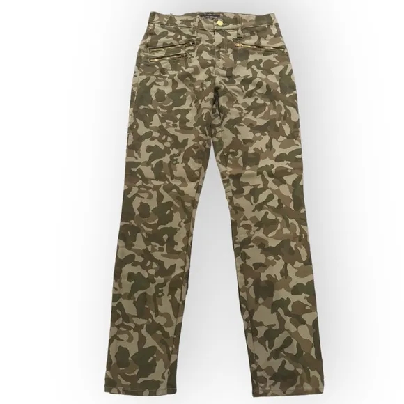 NWT Ramy Brook Printed Cara High Rise Skinny in Campt Sz 27