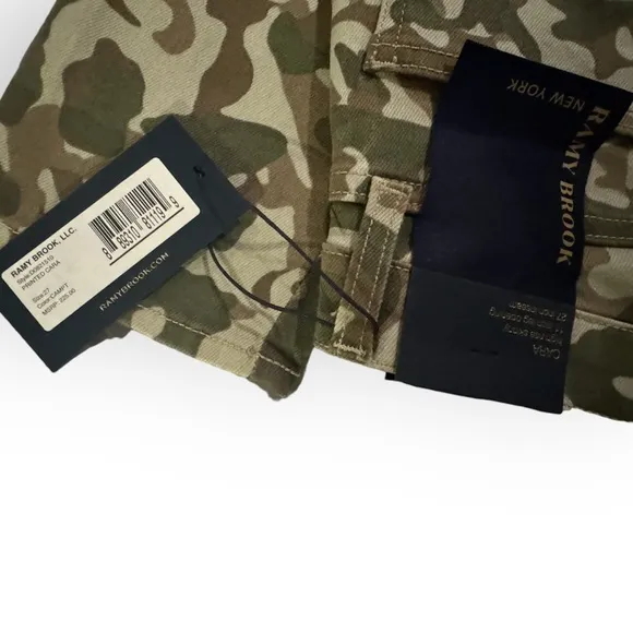 NWT Ramy Brook Printed Cara High Rise Skinny in Campt Sz 27