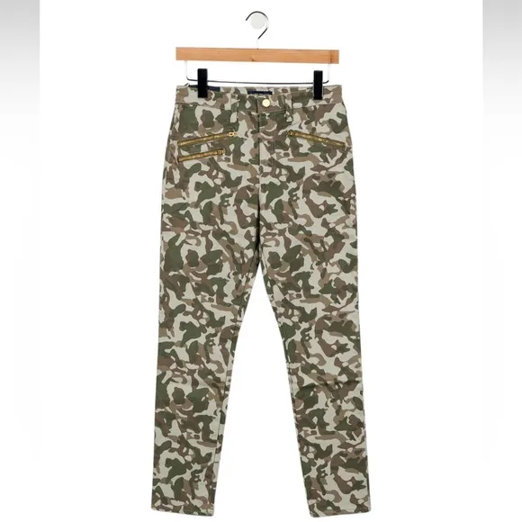 NWT Ramy Brook Printed Cara High Rise Skinny in Campt Sz 27