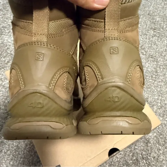 NWT Salomon Mission Quest 4D Gore-Tex Forces2 Coyote Brown Hiking Boots Men 8