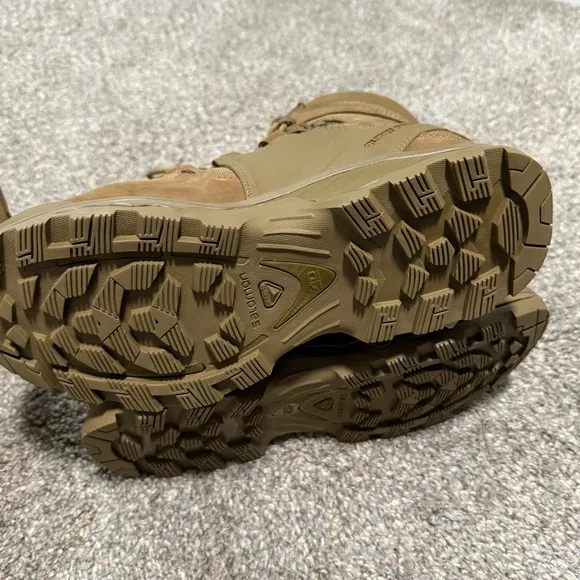 NWT Salomon Mission Quest 4D Gore-Tex Forces2 Coyote Brown Hiking Boots Men 8