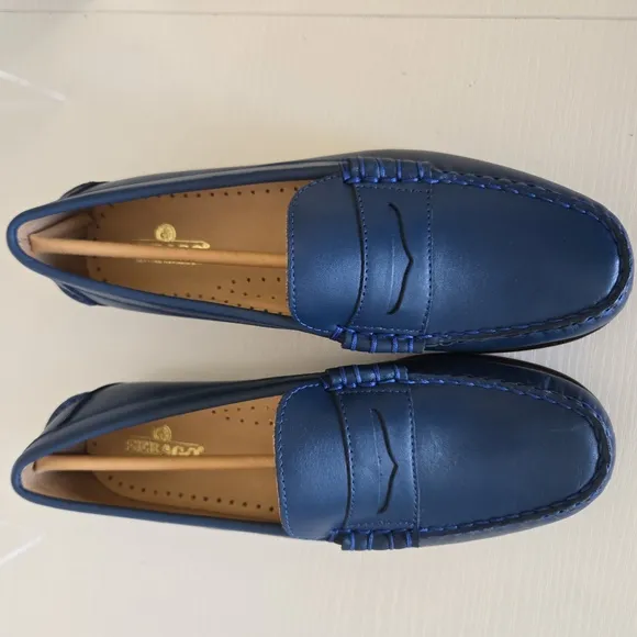 NWT Sebago Danielle Pop Leather Penny Loafers Womens Size 8