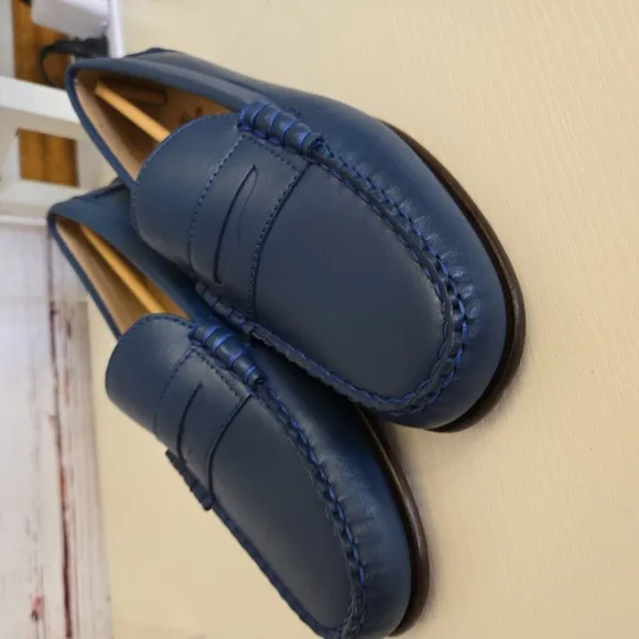 NWT Sebago Danielle Pop Leather Penny Loafers Womens Size 8