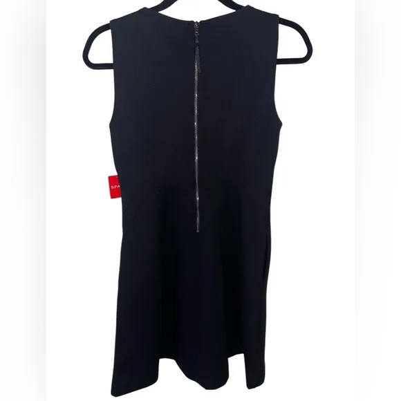 {NWT SPANX Perfect Fit &amp; Flare Dress in Black Size Small}