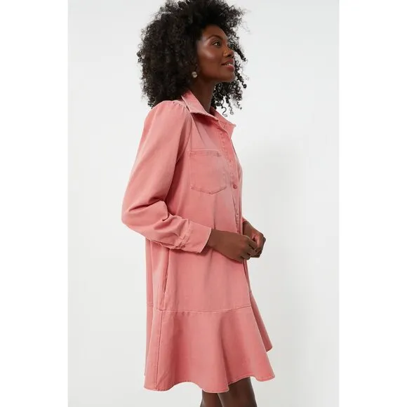 NWT Tuckernuck x Nantucket Reds Stretch Twill Callahan Shirt Dress, Size XXL