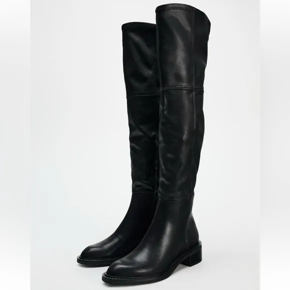 NWT ZARA  OVER KNEE BOOTS SIZE  6, 5 , 7.5 AND 9🚨PRICE FIXED NON DISCOUNT