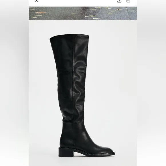 NWT ZARA  OVER KNEE BOOTS SIZE  6, 5 , 7.5 AND 9🚨PRICE FIXED NON DISCOUNT