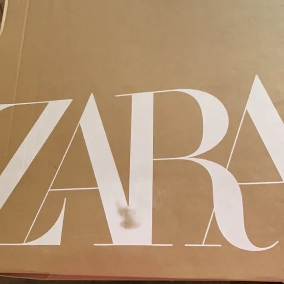 NWT Zara waxed flat knee high boots/ 6.5