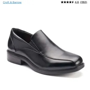 ✨NWT✨Croft &amp; Barrow® Perry Men's Ortholite Bicycle-Toe Dress Shoes Size 12W