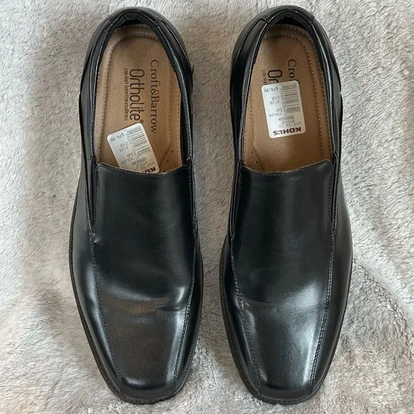 ✨NWT✨Croft &amp; Barrow® Perry Men's Ortholite Bicycle-Toe Dress Shoes Size 12W