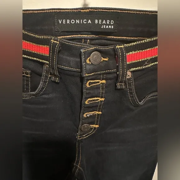 Nwt:Veronica Beard Jeans Carolyn 10” Baby Boot Crop Jeans