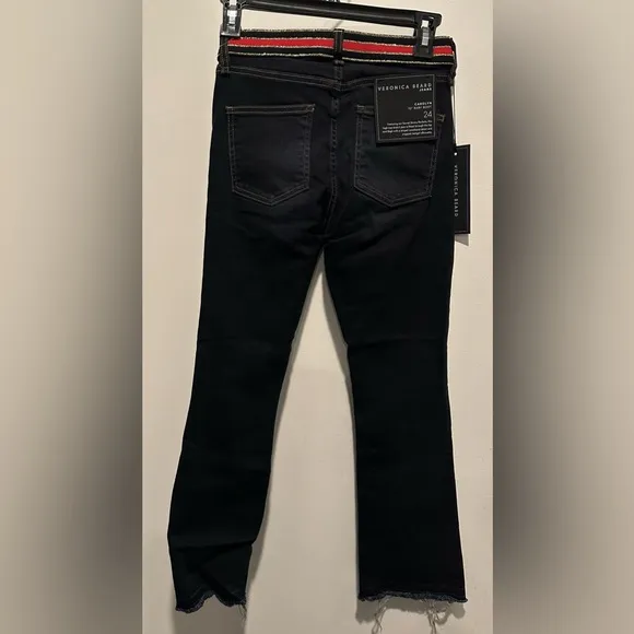 Nwt:Veronica Beard Jeans Carolyn 10” Baby Boot Crop Jeans