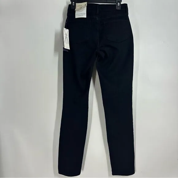 NYDJ Alina Skinny Black Leggings Sz 0 Super Sculpting Denim NWT