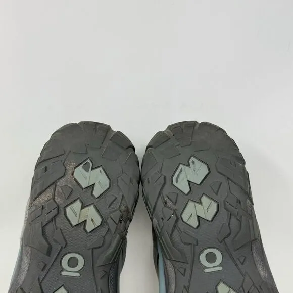 Oboz Sawtooth X Low Trail Hiking Shoes Womens 10 Gray Suede Mesh Sneakers