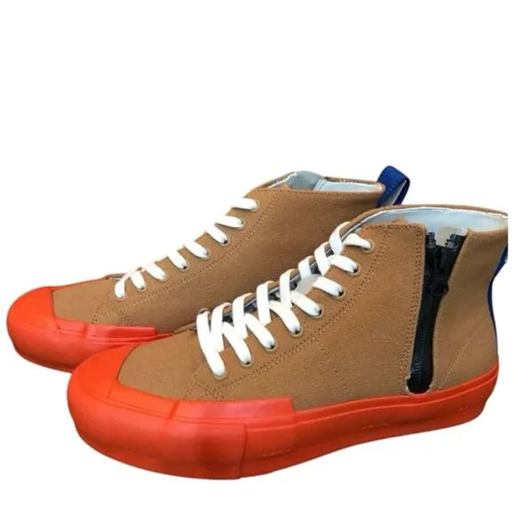 OBRA “Utility Artistry” High Top Sneaker in Brown Sugar Size US Mens 8 / EURO 41