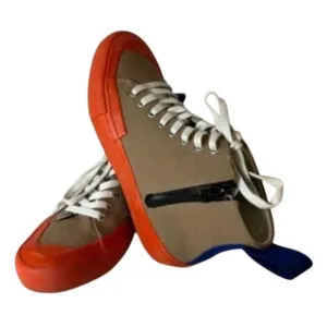 OBRA “Utility Artistry” High Top Sneaker in Brown Sugar Size US Mens 8 / EURO 41