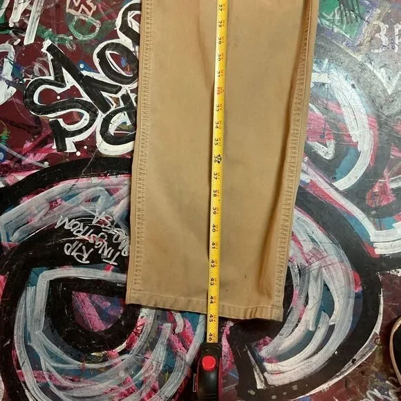 Old Navy Utility Chino Pants - Supplies &amp; Equipment Patch - Men’s Est. 36x31