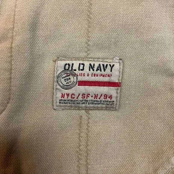 Old Navy Utility Chino Pants - Supplies &amp; Equipment Patch - Men’s Est. 36x31