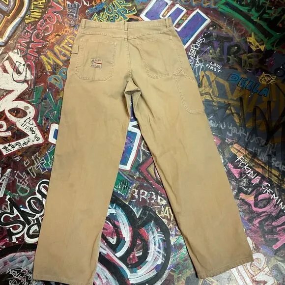 Old Navy Utility Chino Pants - Supplies &amp; Equipment Patch - Men’s Est. 36x31
