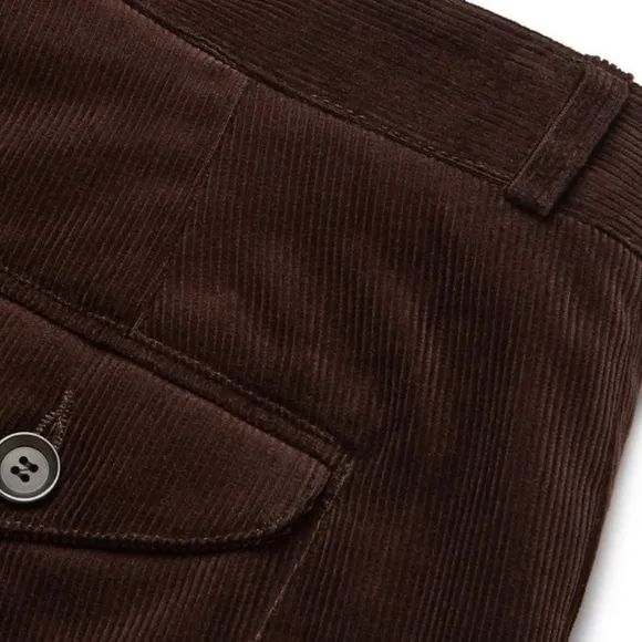 Oliver Spencer Fishtail Corduroy Trousers Mens 34 x 34 Pants NWT