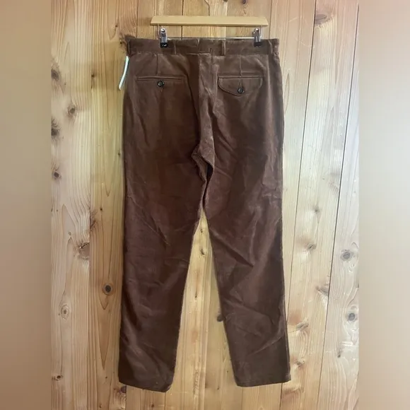 Oliver Spencer Fishtail Corduroy Trousers Mens 34 x 34 Pants NWT