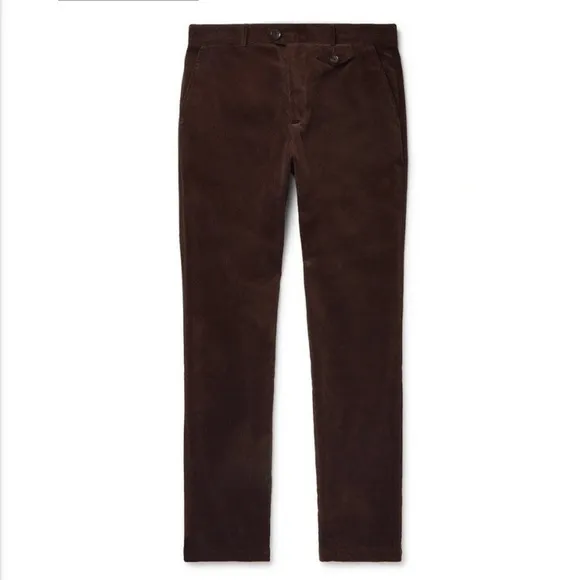 Oliver Spencer Fishtail Corduroy Trousers Mens 34 x 34 Pants NWT