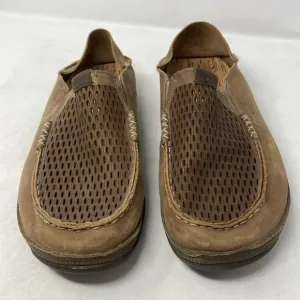 Olukai Men's Moloa Aho Clay-husk Nubuck Leather Cadual Slip-on Loafers