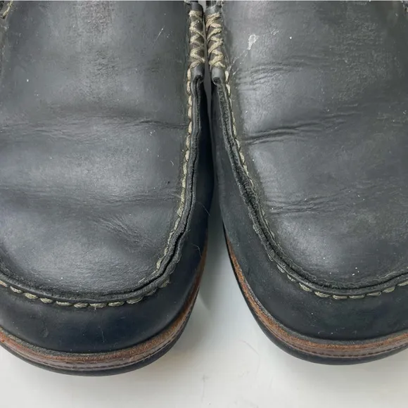 Olukai Mens Slip on loafers Black 10.5
