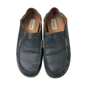 Olukai Mens Slip on loafers Black 10.5