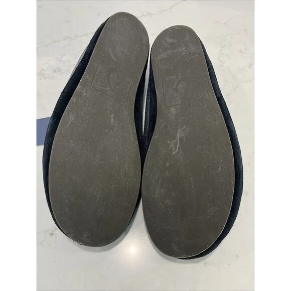 OluKai Moloa Hulu Wool Blend Knit Mens 14 In / Out Slippers Gray Loafers Shoes