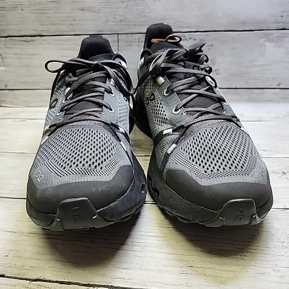 ON Cloudsurfer Trail Running Shoes Mens 11.5 Eclipse/Black LaceUp 3ME10110264