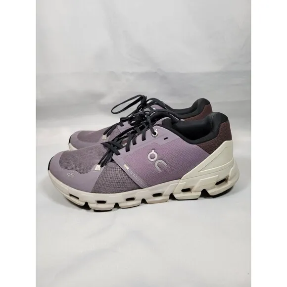 On Running Cloudflyer 4 Shark / Pearl Shoes Womens 10.5 *Read* Athletic Sneakers