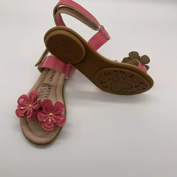 ONE35 Ankle Strap Sandals, S. Toronja, Vegan Leather. Various Size