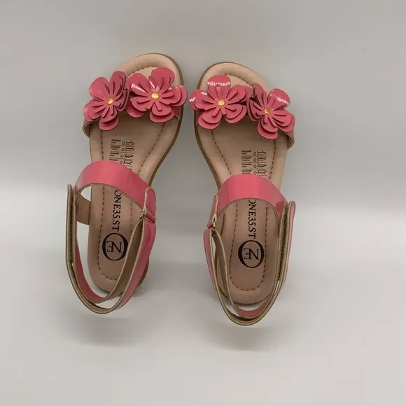ONE35 Ankle Strap Sandals, S. Toronja, Vegan Leather. Various Size