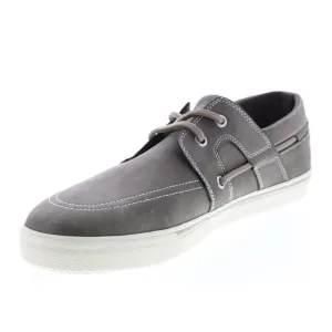 Original Penguin Men’s Barrow Boat Lace Gray Loafers &amp; Slip Ons Shoes Size 13M