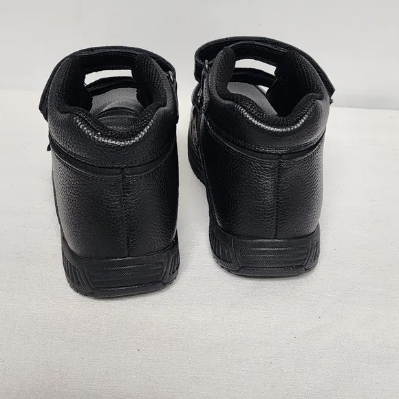 Orthofeet 581 Ankle Boots Men's 7.5 X Wide Black Glacier Gorge Pain Relief Shoes