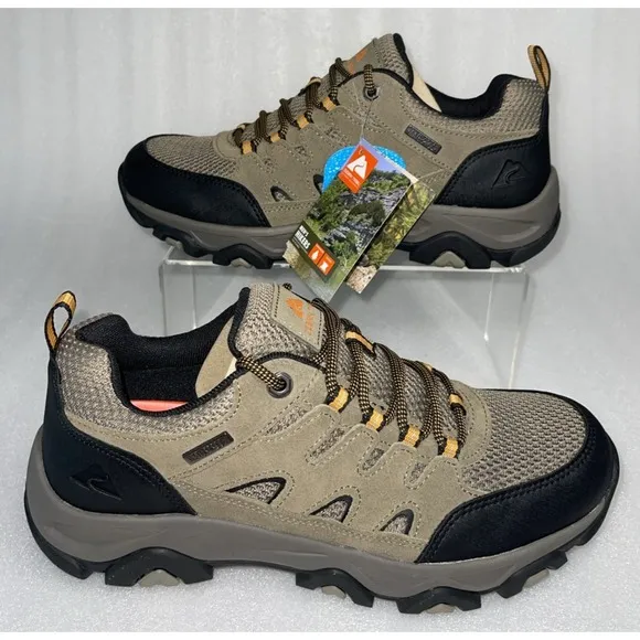 Ozark Trail Taupe Waterproof Lightweight Hiking Shoes Men's Size 10 NEW IN BOX