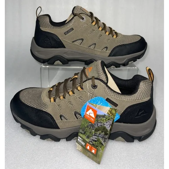 Ozark Trail Taupe Waterproof Lightweight Hiking Shoes Men's Size 10 NEW IN BOX