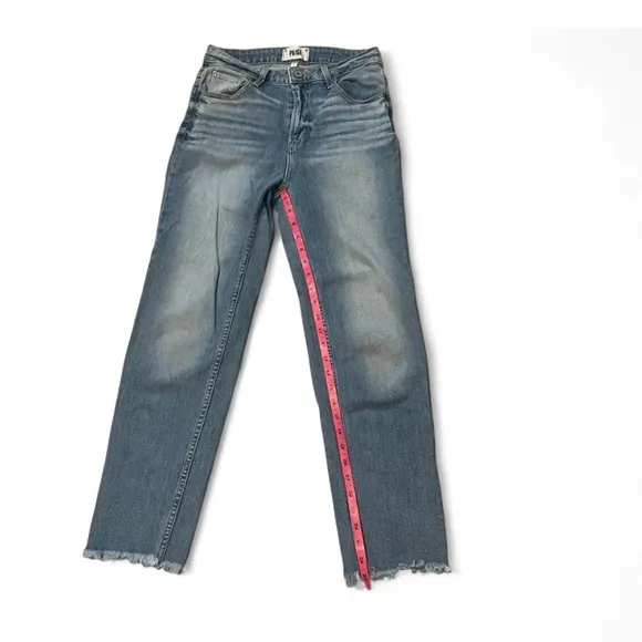 Paige Blue Jeans. Size 26. High Rise Sarah Straight.